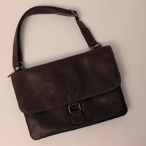 Jack Georges Wallet On A String Brown Buffalo Leather Hand Purse Bag